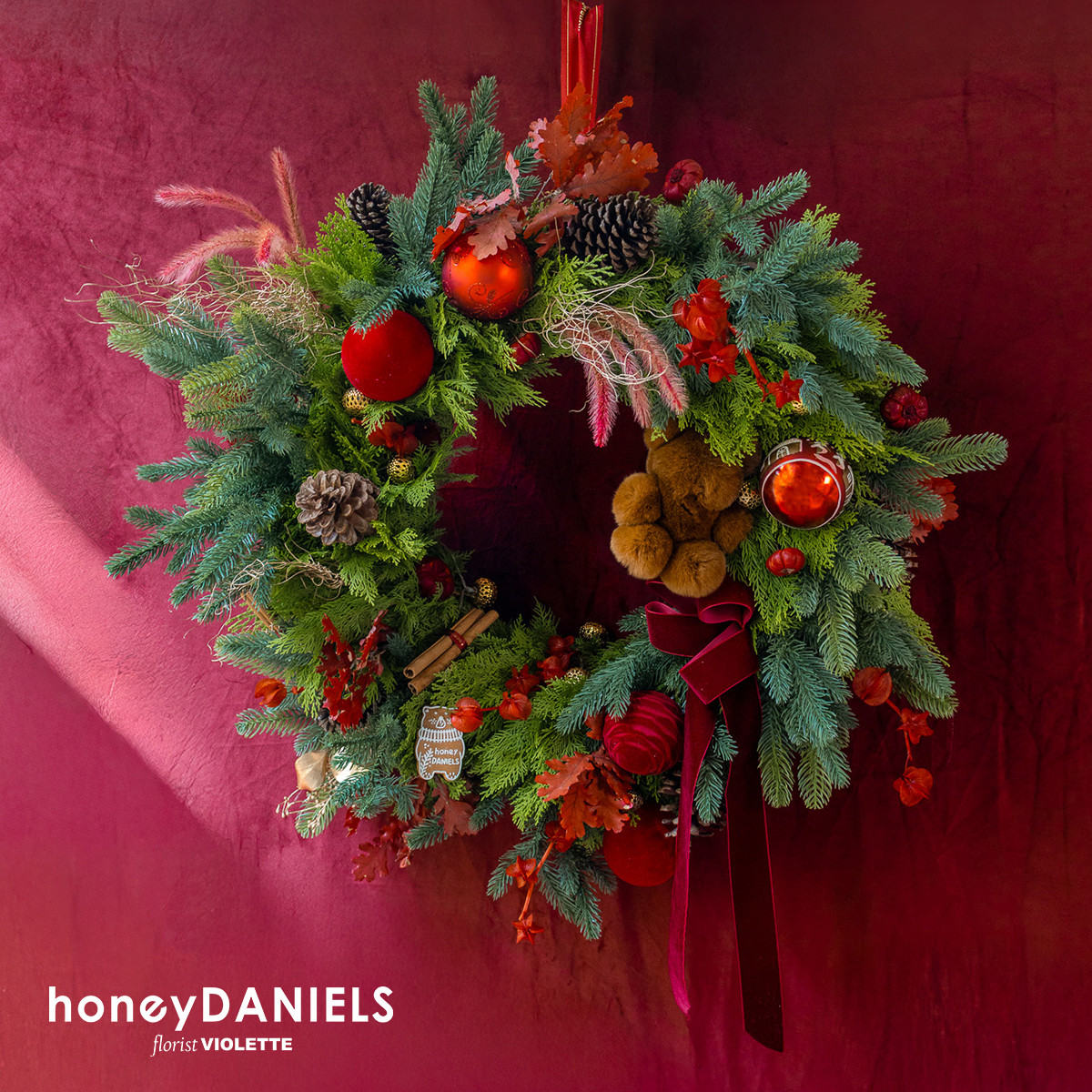 星願紅・聖誕花圈【 11/25依序出貨 】