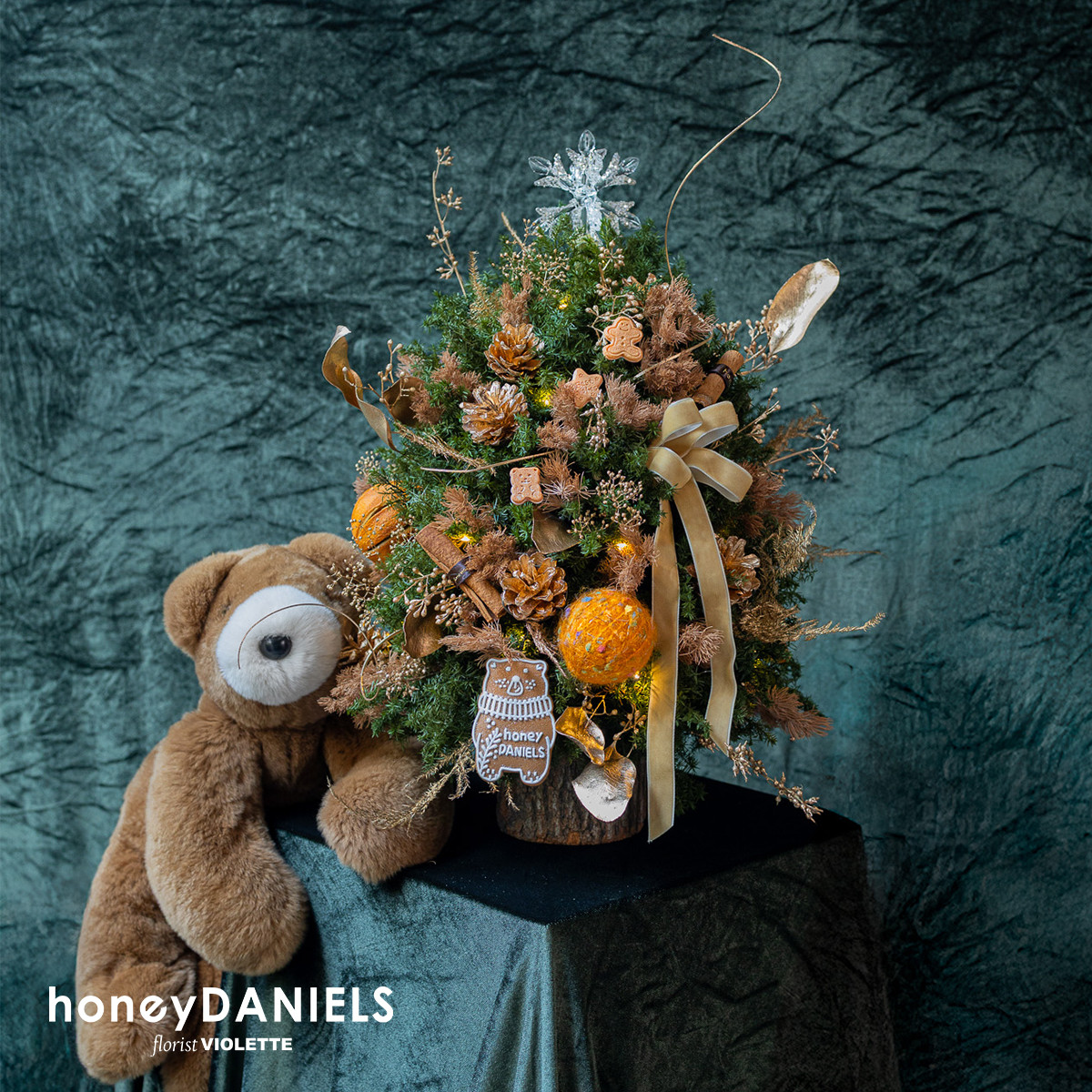 暖銅棕・恆星聖誕小樹【 12/10依序出貨 】